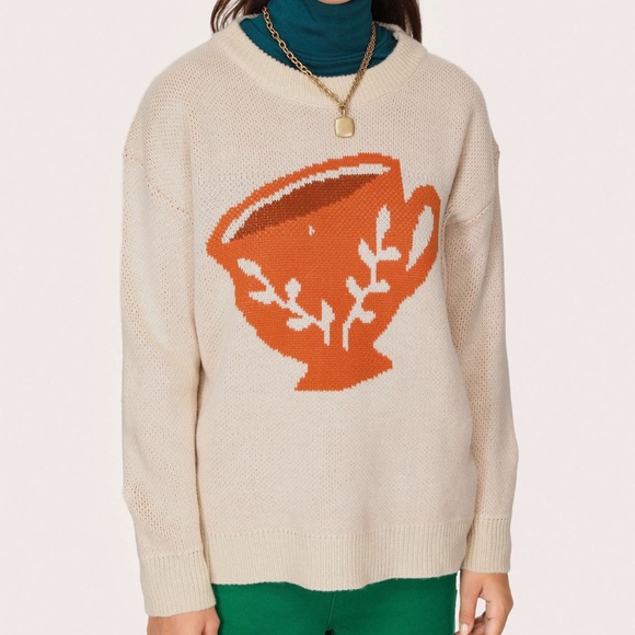 CIDER Breakfast tea graphic sweater - Picture 2 of 8